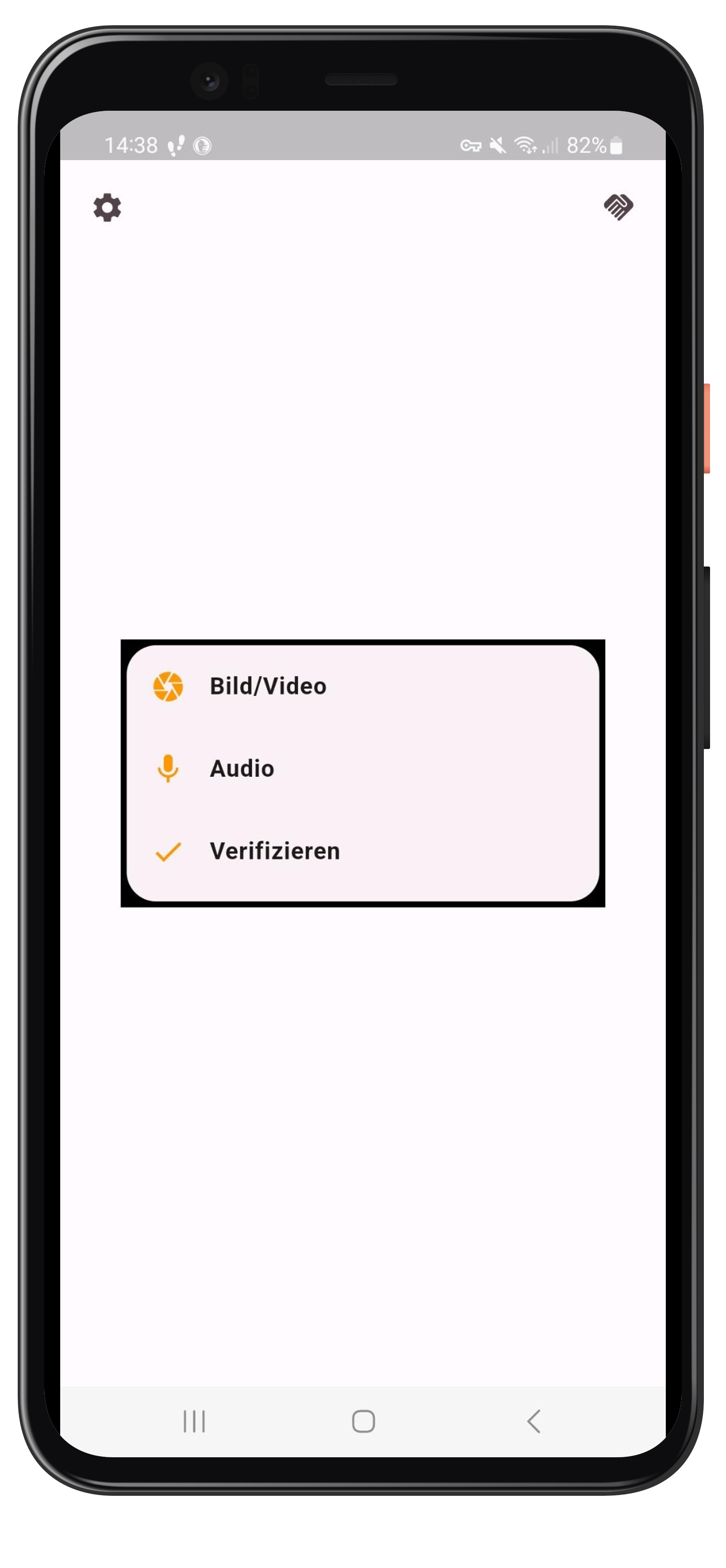 App home page displayed by a Google Pixel phone